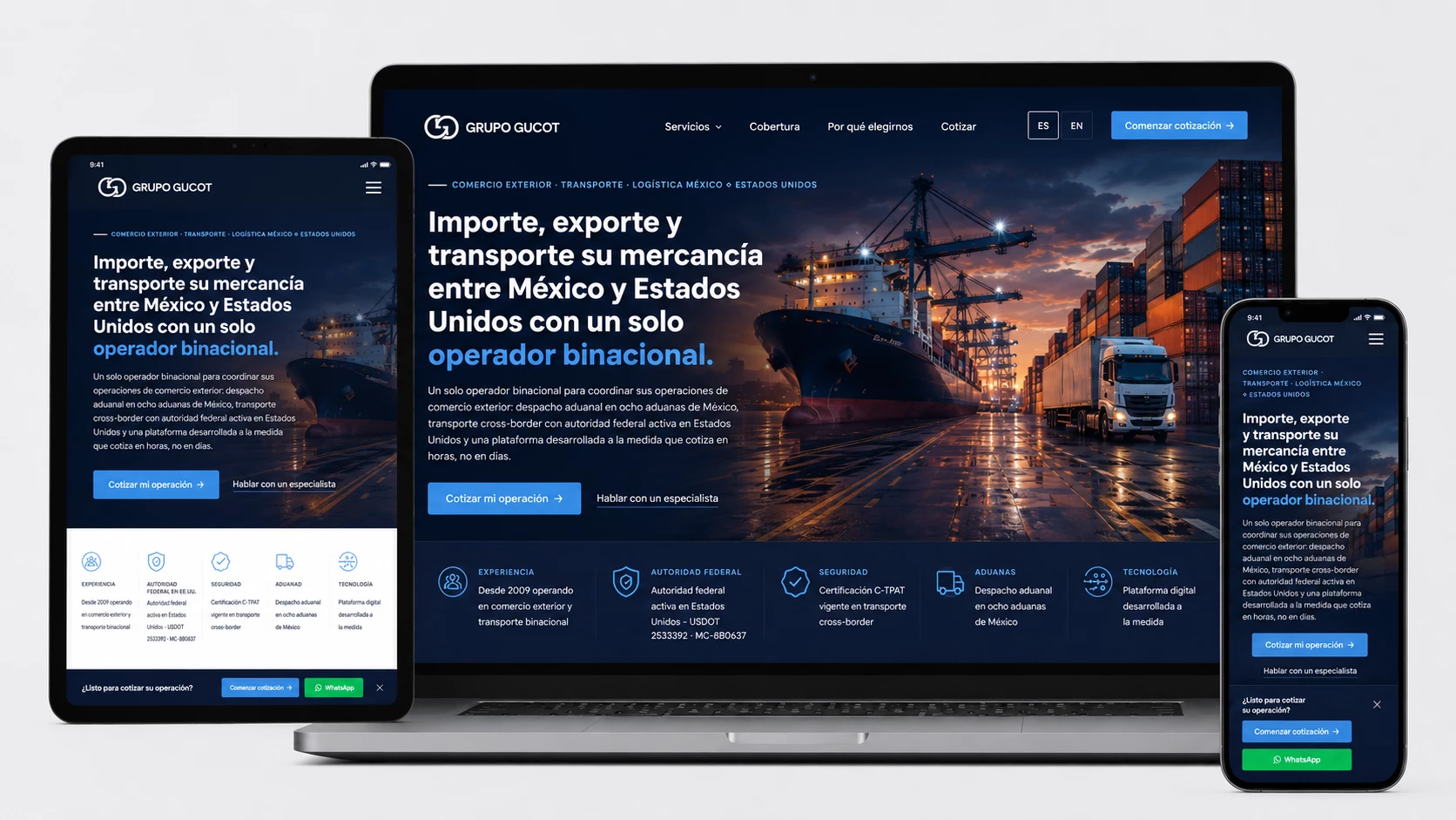 Proyecto web de Grupo GUCOT realizado por el equipo de Yeti Agencia Creativa para la campaña Boom Shaka Laka