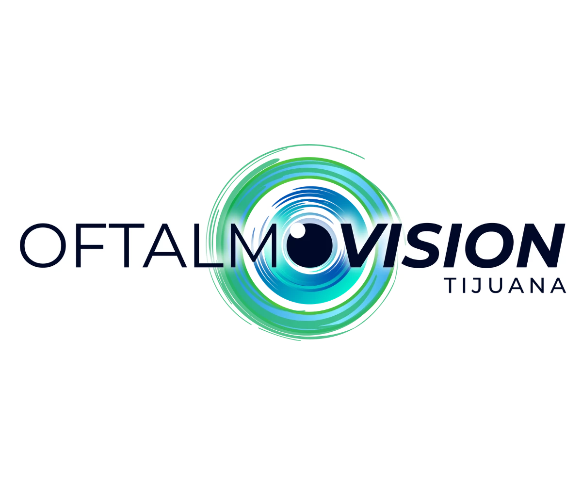 Logo de OftalmoVision Tijuana, cliente del equipo de Yeti Agencia Creativa — Boom Shaka Laka